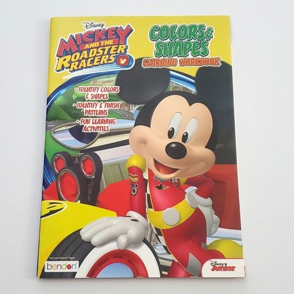 Disney Jr Educational 3 Workbooks Colors & Shapes, Alphabet Numbers & Counting - Picture 2 of 13